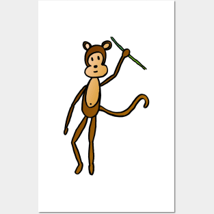 Little Monkey Posters and Art